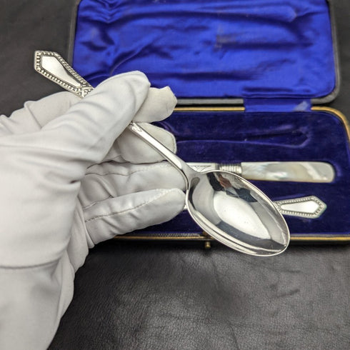 1903 年英國古董純銀餐具套裝